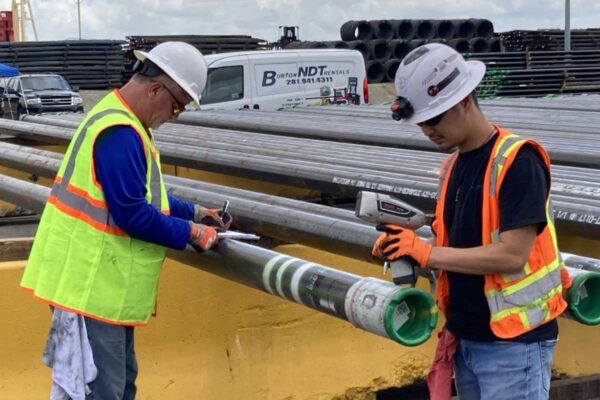 Industrial inspection on site
